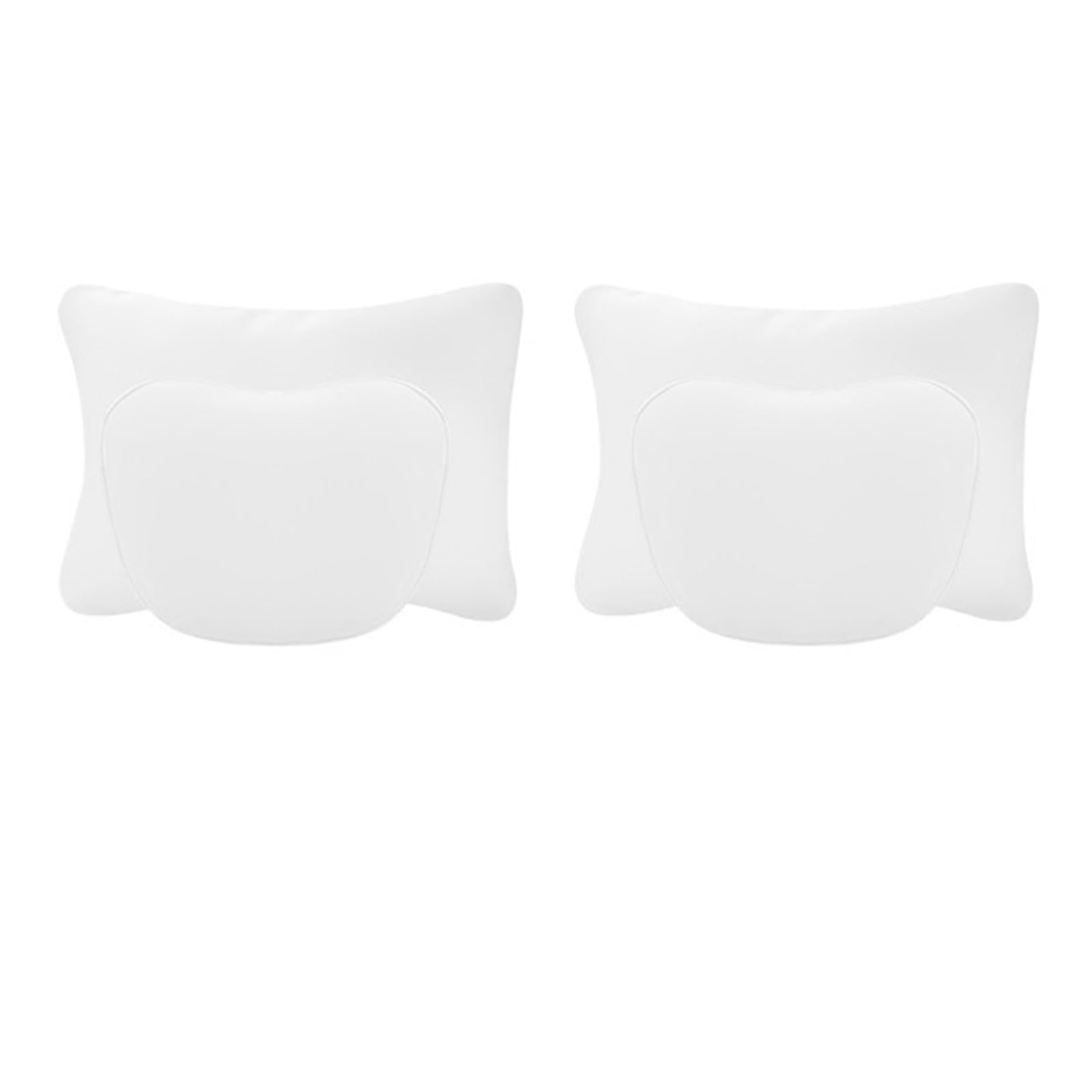 POAWUDJA Car Pillow Car Seat Headrest Fit For Mercedes For Tesla Lumbar Support Neck Pillow Removable Cover(M3MY 06W)