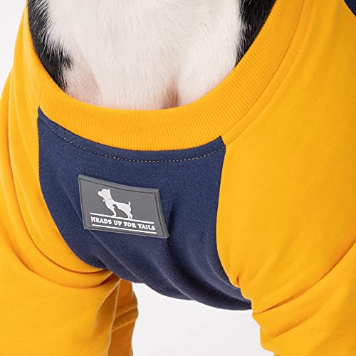 Image of Heads Up For Tails polyester HUFT Less Talkie More Walkie Pet Sweatshirt - Navy, dogs, 1 count