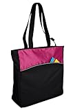 Port & Company luggage-and-bags Improved Two Tone OSFA Passion Pink/Black