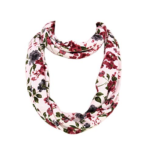 TrendsBlue Premium Floral Infinity Loop Scarf