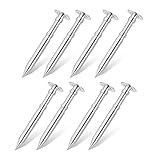 DerbyCraftPro Pinewood Car Axles - Derby Car Axles 8pcs Mirror-Polished Grooved Axles, 1 Inch Size High-Grade Steel for Maximum Speed and Stability, Zero Wobble, Reduced Friction, No Sanding Required