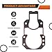 NOTISH 94996Q2 Outdrive Mounting Gasket Set Replaces MerCruiser R MR and Alpha Gen I and II Drives Sierra18-2619, Replaces MerCruiser 27-94996Q2/ 27-94996A20, GLM 39622, Mallory 9-62601