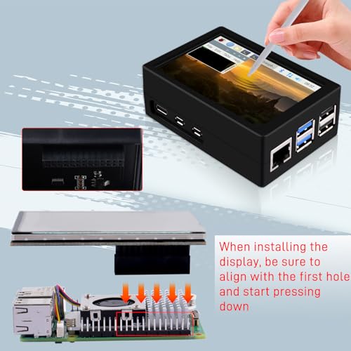 GeeekPi GeeekPi 3.5 インチ HDMI タッチスクリーン Raspberry Pi 5 用ケース付き KZ-0060 の商品画像 8