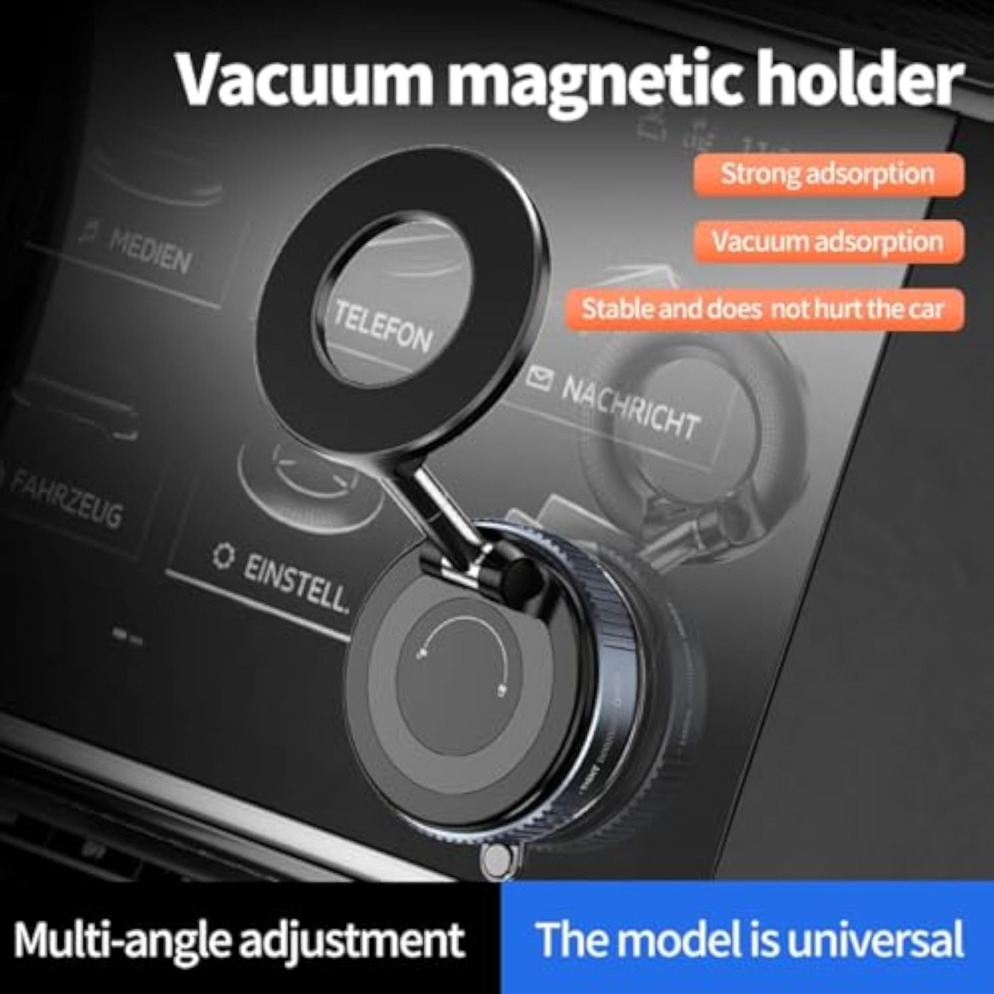 Upgraded Magnetic Phone Holder Stand with 360 Swivel
