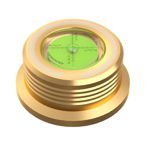 Stabilisateur de tourne-disques en aluminium doré RT528 pour audiophile exigeant