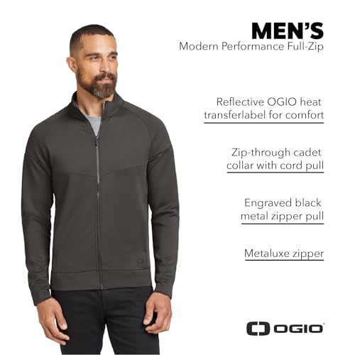 OGIO Unisex Modern Performance Full Zip | Moisture Wicking Zip Up Jacket for Men & Women, Lightweight Workout Jacket4