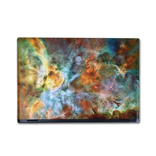 Image of Laptop Skin Compatible with Alienware M16 R2 (2024) - Space Cloud - Premium 3M Vinyl Protective Wrap Decal Cover - Easy to Apply | Crafted in The USA by MightySkins