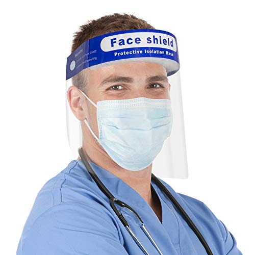 Preisvergleich Produktbild 1x Visier Gesichtsschutz / Face Shield Wiederverwendbar / Gesichtsschild / Einheitsgröße