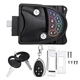 Cerradura De Puerta De Entrada Sin Llave For RV, Aleación De Aluminio, Control Remoto Y Desbloqueo con Llave, For Caravana, Autocaravana, Autobús, Yate, Ferry, Camión