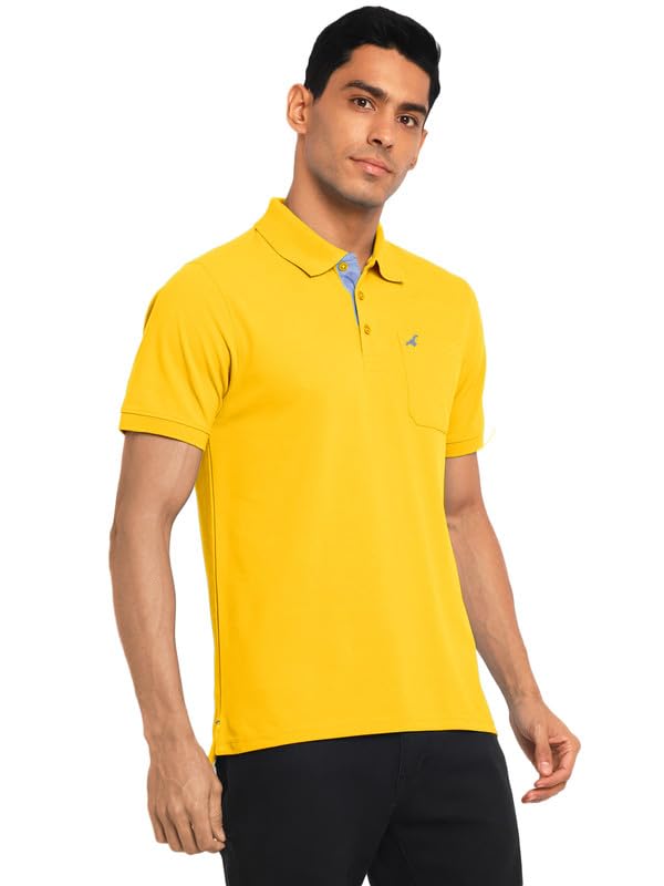 Image of AMERICAN CREW Polo Collar T-Shirt for Men with Pocket