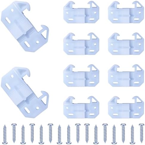 10 Pack White Drawer Guides for Old Drawers Plastic Replacement Guides ...