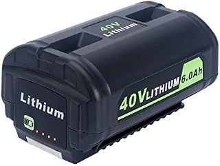 Lasica OP4050A 40V 6000mAh Lithium Battery for Ryobi 40-Volt Collection Cordless Power Tools
