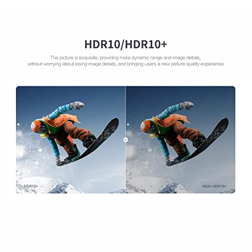 XiaoXIN TT Projektor 1080P Tragbarer Projektor Mini Heimkino Projektor Autofokus 650ANSI mit 2.4GHZ/5GHZ WiFi HDR 10/HDR 10+ – Bild 6