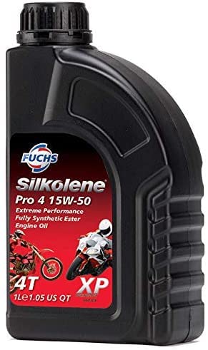 Silkolene Huile moteur de moto entièrement synthétique PRO-4 XP 15W-50 1 l
