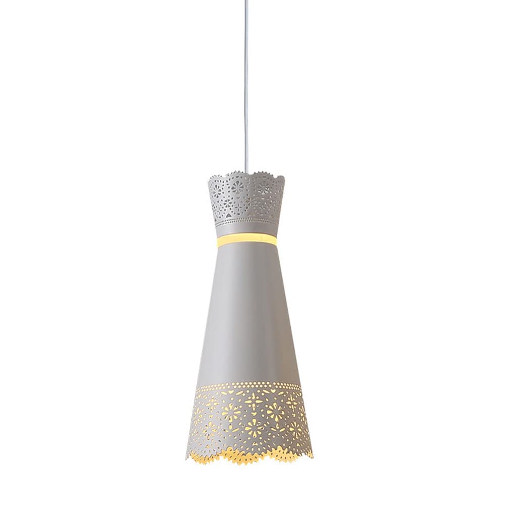 Suspension E27 scandinave macaron en fer blanc pour décoration de plafond moderne