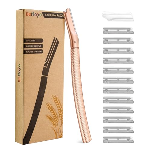 Eyebrow Razor with 12 Refill Blades