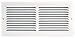 Speedi-Grille SG-146 RAG 14-Inch by 6-Inch White Return Air Vent Grille with Fixed Blades