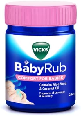 Vicks BabyRub 25ml, Specifically for Babies-Moisturize, Soothe and Relax your baby