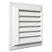 La Ventilazione G1R1414B Griglia Plastica Quadra da Sovrapporre, Bianco, 140x140 mm