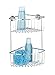 Produktbild WENKO Power-Loc® Eckregal Bovino 2 Etagen, Wandablage aus glänzendem, rostfreiem Edelstahl für Badezimmer und Küche, Duschablage mit Klebe-Befestigung zur Montage ohne zu Bohren, 26 x 35 x 18,5 cm