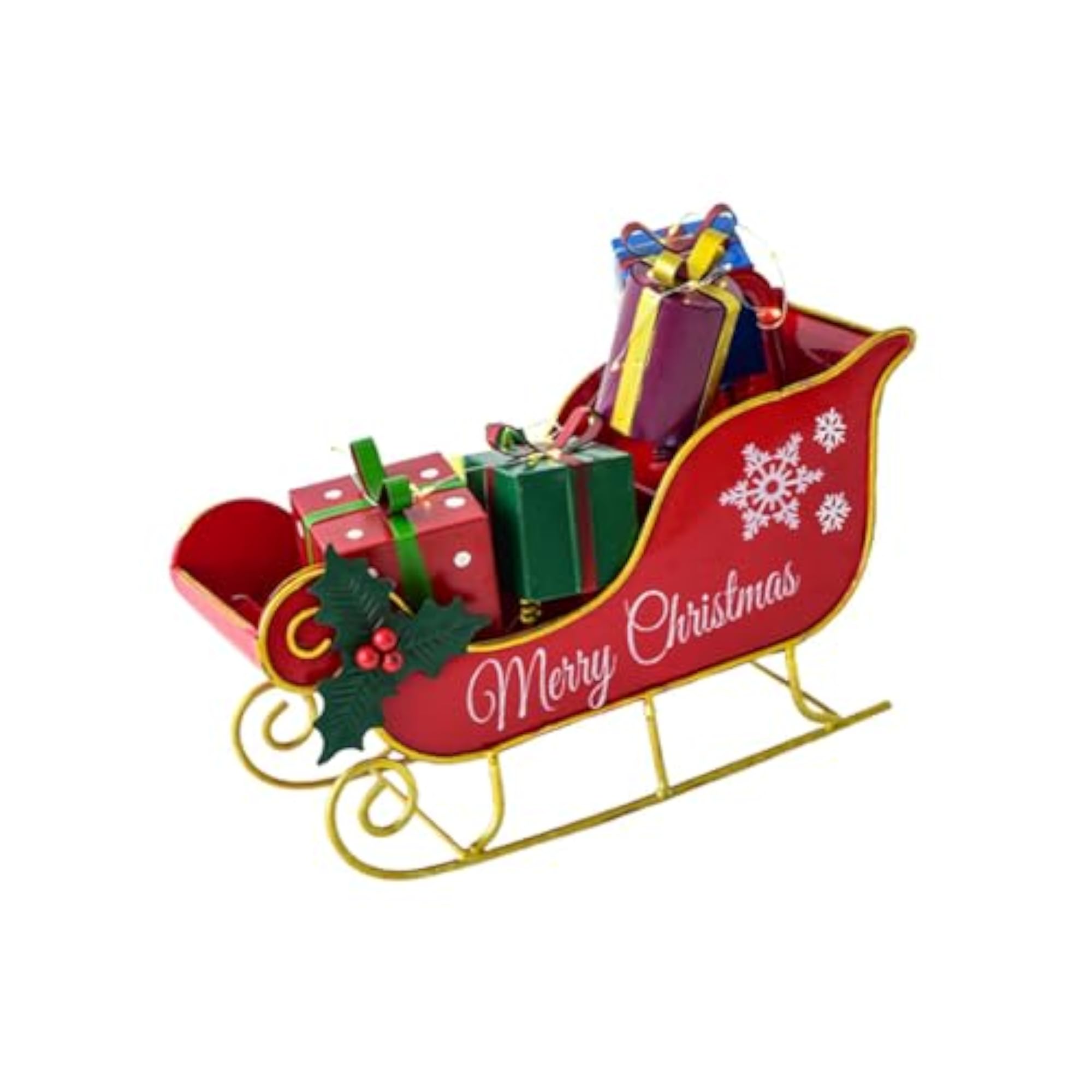 Lighted Christmas Table Decoration Figurine Centerpiece
