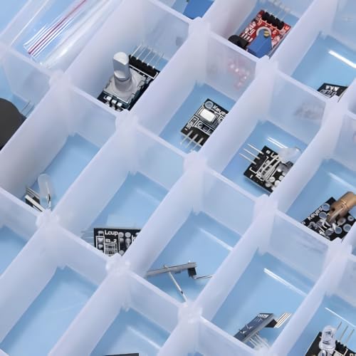 Image of Robocraze 37 in 1 Ultimate Sensor Modules Kit for Arduino, NodeMCU and Raspberry Pi | Beginner and Professional Sensor Pack for Microcontroller and Robotics Applications Development