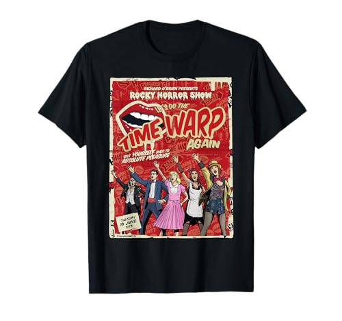 Image of Rocky Horror Show Richard O'Brien Presents Time Warp Poster T-Shirt