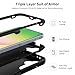 Jiunai for Samsung Galaxy A56 5G Case Heavy Duty Shockproof Dust Proof Cover Charge Port Protection Dual Layer Rugged Hybrid Tough Phone Case for Samsung Galaxy A56 5G 6.7'' 2025 Men Women Black