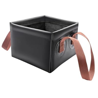 Anglekai Grill Brush Water Bucket, Collapsible Dunk Tank Grill Brush Bristle Free for Barbecue Cleaner Tank for Steam Grill Brush Cleaning