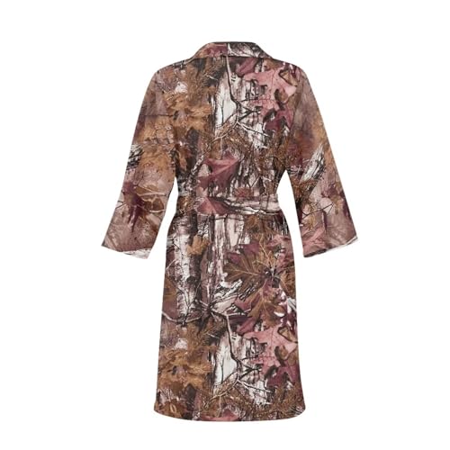 SEANATIVE Men's Winter Thermal Long Bathrobe Lovers Thick Warm Flannel Kimono Bath Robe Plus Size Nightgowns4