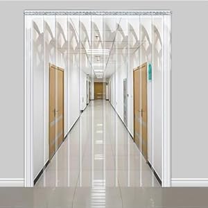 KEHHZUHL Transparente PVC Lamellentür Streifenvorhang