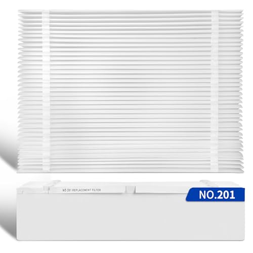 Senowi 2-Pack 201 Replacement Furnace Filter Compatible with Aprilaire Space-Gard 2200 2250 Whole-House Air Purifier and X0445 MERV-10 20x25x6 Air Filter