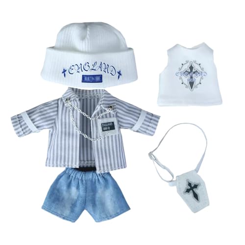 niannyyhouse OB11 Doll Clothes, 1/12 Scale BJD Outfit, 4.3 inch Action Figure Accessories (A1)
