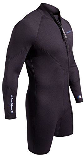 Neosport Men's Premium Neoprene 3Mm Waterman Wetsuit Jacket, 3X-Large, Black #TOP2