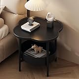 【Material Estable】La mesa auxiliar está fabricada en material PP de superficie lisa, impermeable y resistente a las manchas. Soporte de acero al carbono con carga estable, simplemente limpie con un paño húmedo para mantenerla limpia.
