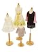 Children's Body Dress Form Kids Mannequin Set (Group of 4) - 6 Month Old, 1-2 Year Old, 3-4 Year Old, and 6-8 Year Old