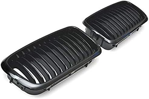 MVMTVT Glossy Black Kidney Grille for BMW E38 7 Series 1995-2001 6