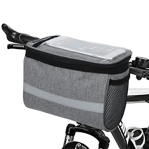 Lixada Cykel framväska, MTB cykel styre väska korg väska kylväska reflekterande band