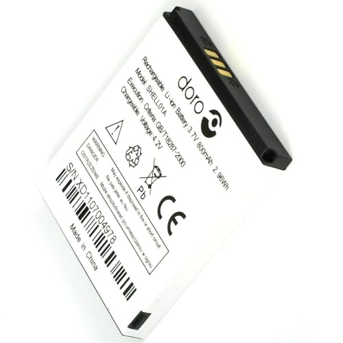Replacement Battery SHELL01A Compatible With Doro Phoneasy 410 Easyphone 410GSM 800mah, Doro Phone Easy 409 410 611 610 621 622 631 612