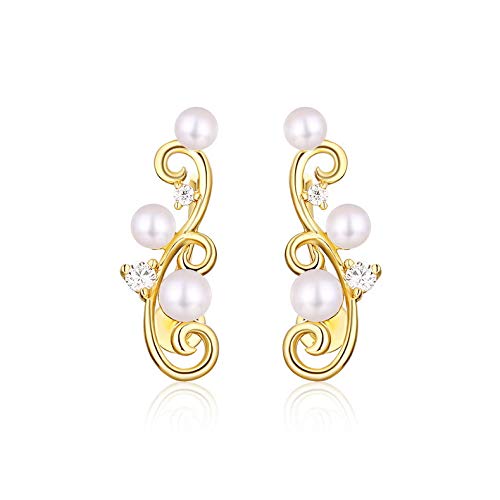 Boucles d'oreilles rotin argent S925 perles sauvages style cour rétro