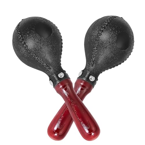 2 Pcs Maracas for Adults – 10.2” Durable Percussion Instrument, Good for Mexican Music, Parties, and Performance, Mexican Maracas Percussion Shaker Instrument with Vibrant Sound & Stylish Design
