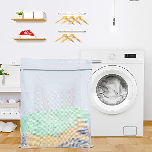Vivifying Mesh Laundry Bags, 2 Pack Extra Large Honeycomb Laundry Bags Mesh Wash Bags For Coats, Stuffed Toys, Blanket, Sweater, Delicates Clothes #TOP5