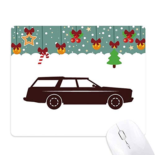 Tapis de souris de jeu noir en caoutchouc motif géométrique silhouette