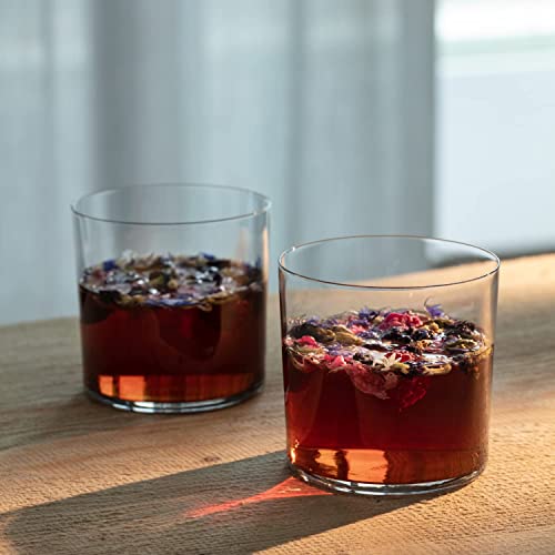 Krosno Cider Water Juice Glasses | Set Of 6 Pieces | 12 Oz | Mixology Collection | Ideal For Home, Restaurant, Events & Parties | Dishwasher Safe #TOP3