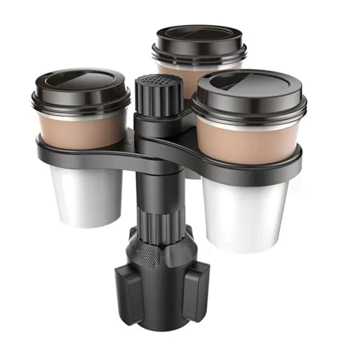 Support gobelet voiture extensible avec sa base réglable et rotation libre à 360° - 2