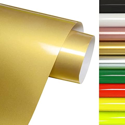 Rollo de Vinilo de Transferencia de Calor FOSER 30,5cm x 3m Dorado Cover