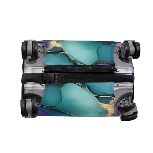 Joisal Marble Purple Gold Luggage Cover Protector Scratch-Resistant Luggage Identifiers for Suitcases Unique, Travel Accessories4