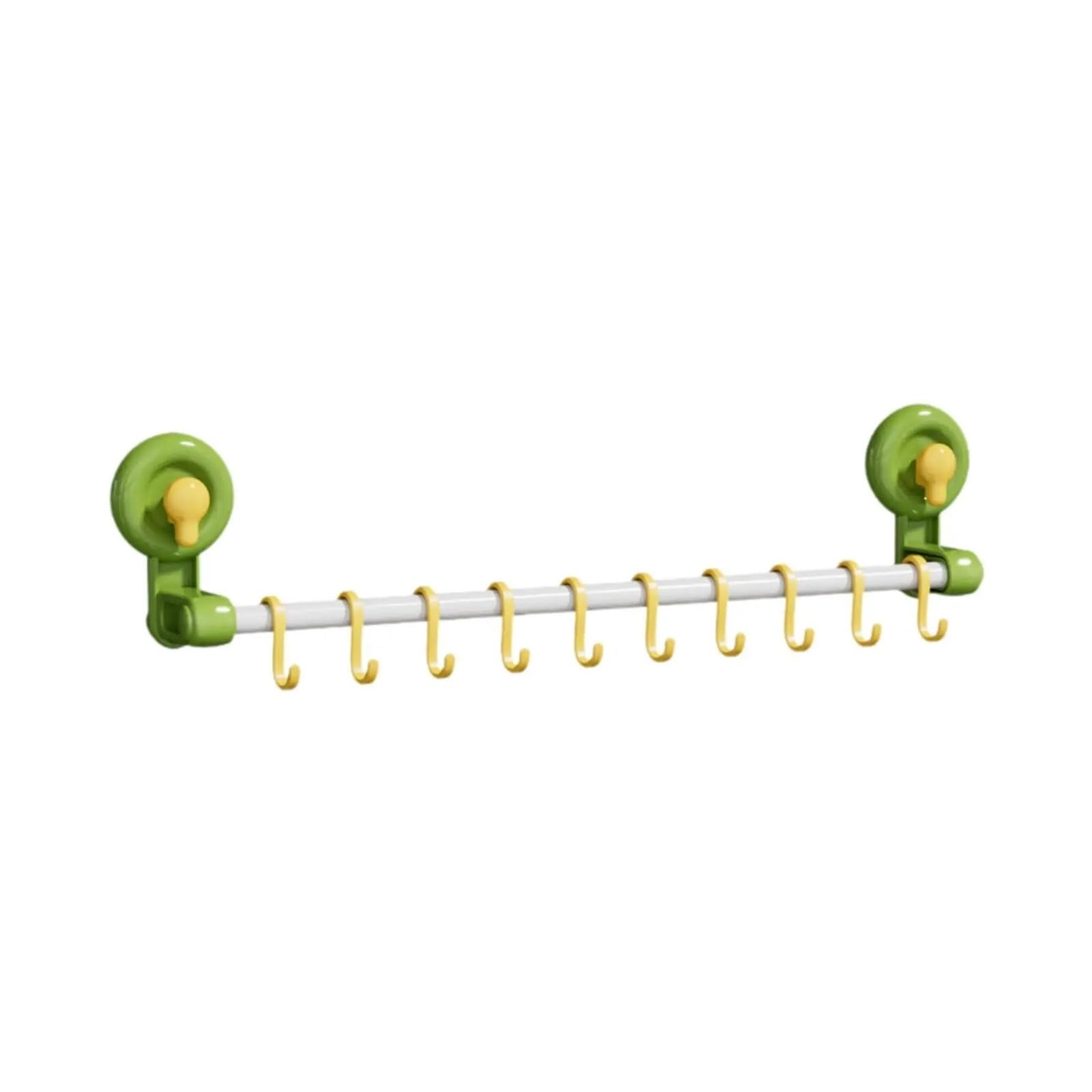 SparklWLeaf Wall-Mounted Kitchen Rails Utensil Rack Wall Mounted Organization Easy Installation Kitchen Rail Hanging for Office Bathroom Bedroom