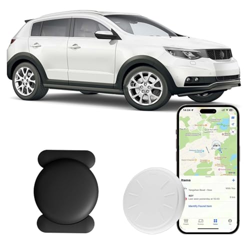 Image of GPS Tracker for Vehicles, 1PCS Real Time Car Tracker Device Hidden Work with Find My (iOS Only), Mini Magnetic Tracker Device for Vehicles Cars Dogs Kids, No Monthly Fee, Waterproof GPS Tracker