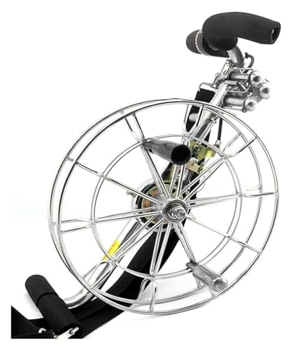 Carrete para cometas grande de 32 cm con hilo resistente para adultos